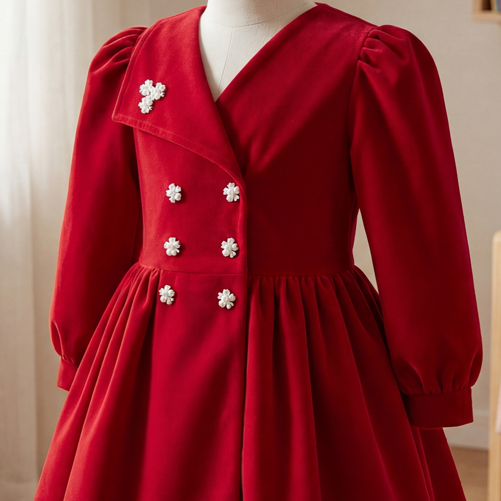Robe fille Rouge